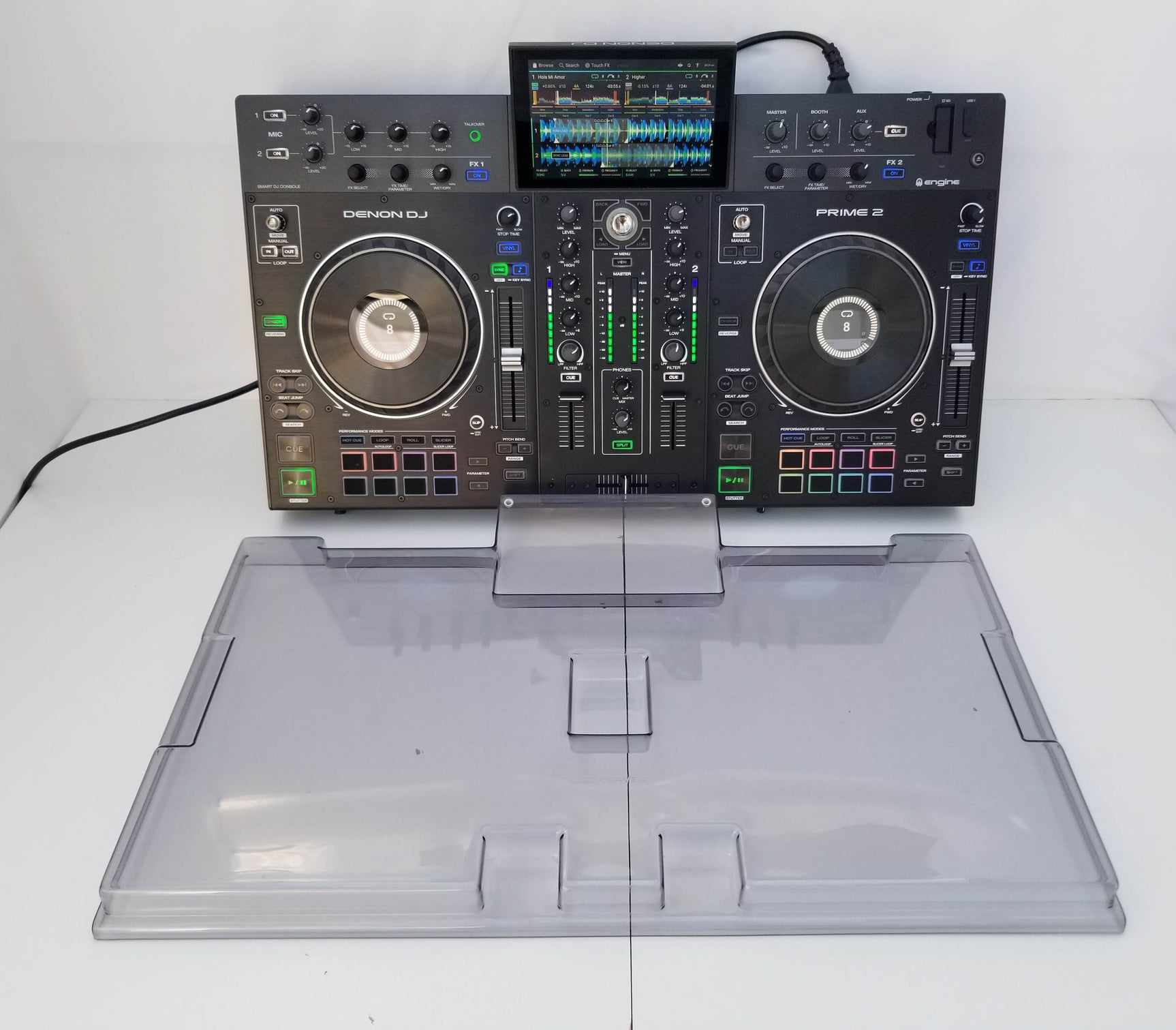 Denon DJ Prime 2 - 2 Deck Standalone DJ 7-inch Touchscreen + Deck Cover