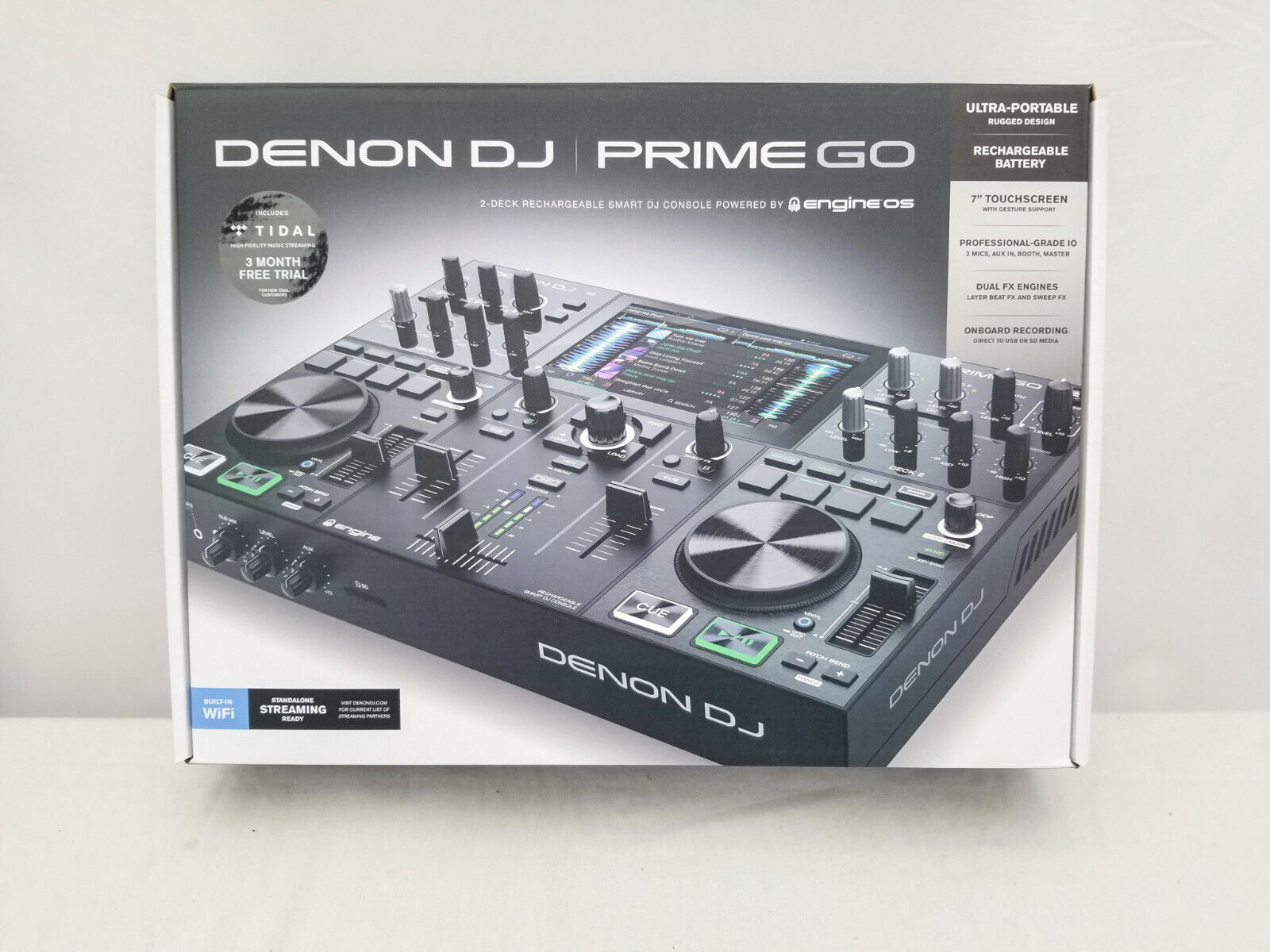 DENON DJ PRIME GO - Portable Standalone - DJ controller with battery - MINT